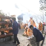 石山寺で「星祭大護摩供」