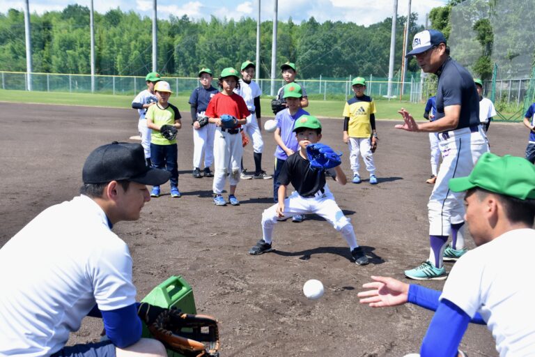 津山野球協会が主催「津山市少年野球教室」